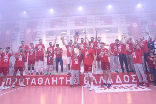 Πρωταθλητής Ελλάδας στο βόλεϊ ο Ολυμπιακός