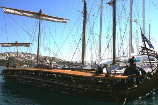 Ημέρες Θάλασσας με την τριήρη «Ολυμπιάς» στη Μαρίνα Ζέας