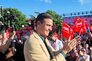 Ο χάρτης της Ισπανίας βάφτηκε κόκκινος