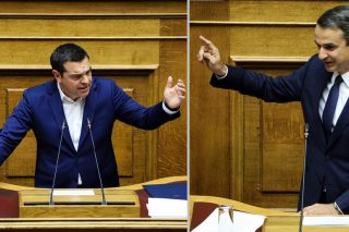 Βαριές κουβέντες μεταξύ Τσίπρα – Μητσοτάκη