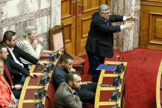 Χρεώνει στον Βελόπουλο η Χρυσή Αυγή την αποτυχία της