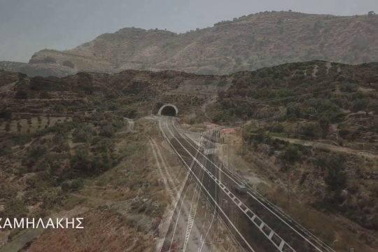Ο νέος δρόμος Ηρακλείου – Μεσσαράς… από ψηλά