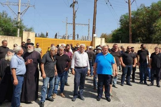 Αποκόρωνας Χανίων: Αντιδρούν στην επέκταση του τοπικού σταθμού της ΔΕΔΔΗΕ