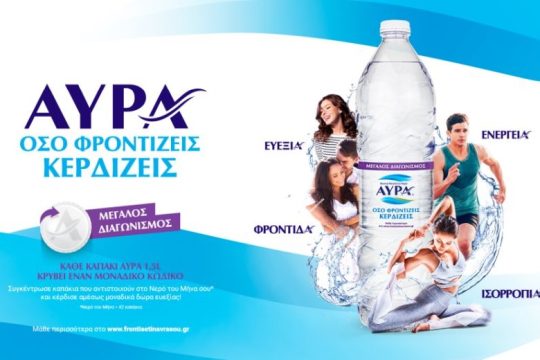 Φυσικό Μεταλλικό Νερό ΑΥΡΑ: Όσο φροντίζεις… κερδίζεις