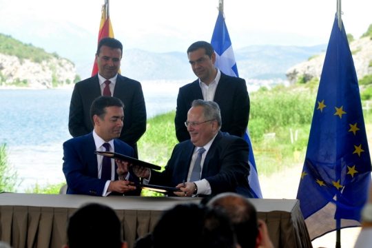 Κοτζιάς και Ντιμιτρόφ για την επέτειο της Συμφωνίας των Πρεσπών