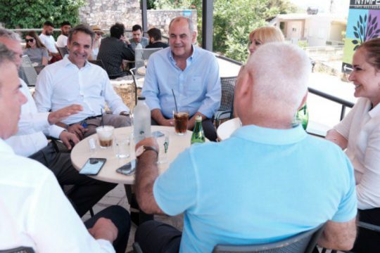 Χανιά: Συνάντηση του Κυρ. Μητσοτάκη με υποψήφιους βουλευτές της ΝΔ