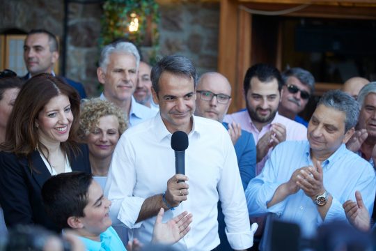Το βασικό δίλημμα των εκλογών έθεσε από την Χαλκίδα ο Κυρ. Μητσοτάκης