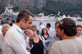 Συμβολική επίσκεψη του Κυρ. Μητσοτάκη στα Δωδεκάνησα