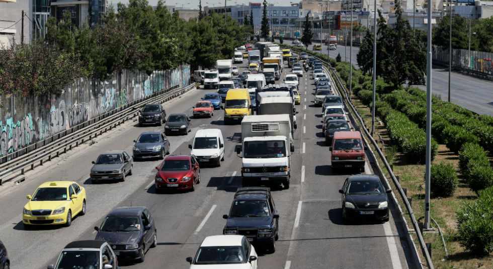 Μποτιλιάρισμα σε Κηφισό και παραλιακή λόγω έργων