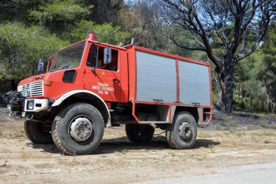 Πολύ υψηλός κίνδυνος πυρκαγιάς αύριο