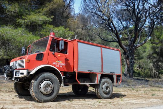 Υπό έλεγχο η πυρκαγιά στη Χίο