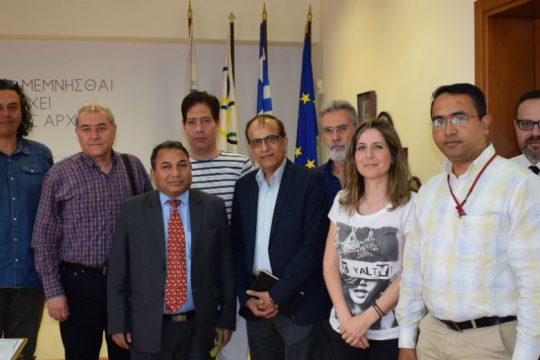 Ένα δασάκι στο Άλσος Βεΐκου στη μνήμη του Μαχάτμα Γκάντι