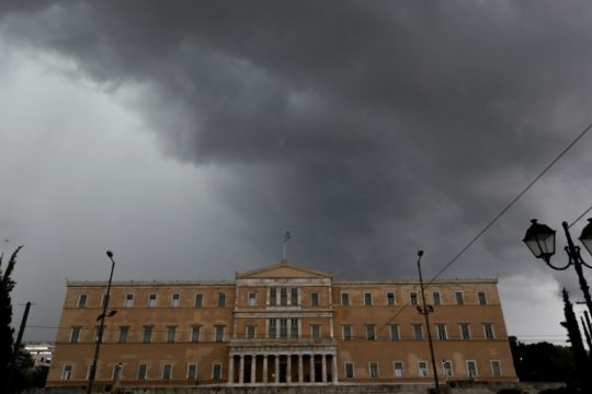 Καταιγίδα έπληξε την Αττική