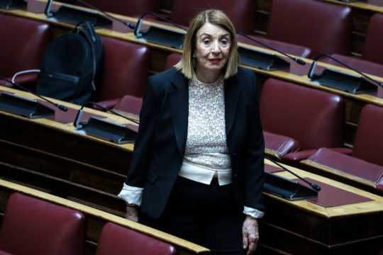 Συγγνώμη από Τασία Χριστοδουλοπούλου, δεν θα είναι υποψήφια