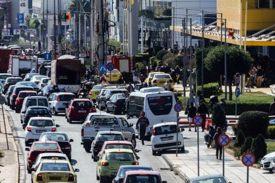Έντονα κυκλοφοριακά προβλήματα στoν Κηφισό