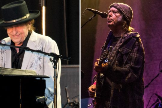 Bob Dylan και Neil Young μαζί επί σκηνής μετά από 25 χρόνια