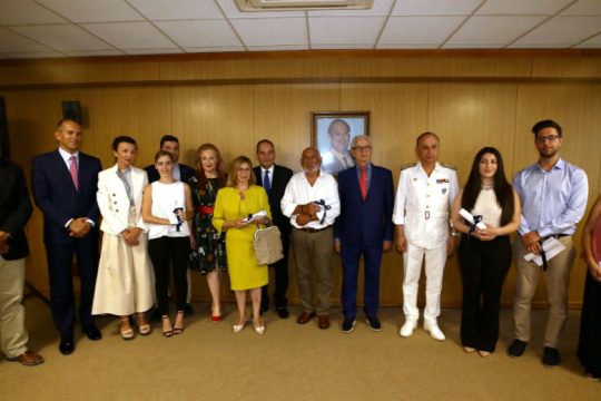 Βραβεύθηκαν συνταξιούχοι ναυτικοί της ποντοπόρου ναυτιλίας από την ΕΕΕ