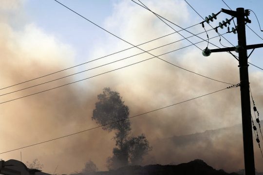 Πυρκαγιές σε Σταμάτα και Ανατολική Μάνη