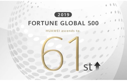 Η Huawei αναρριχάται 11 θέσεις στη λίστα Fortune Global 500 του 2019