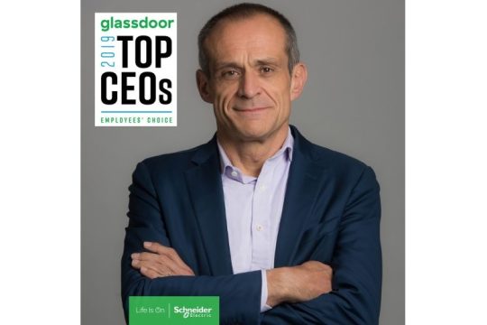 Ο Jean-Pascal Tricoire της Schneider Electric διακρίθηκε ως ‘Glassdoor Top CEO’ για το 2019