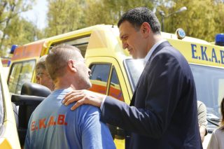 Ο Κικίλιας επέλεξε το ΕΚΑΒ για την πρώτη του επίσκεψη