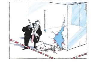 Σκίτσο της Εφ.Συν. (Μ. Κουντούρης 09.07.2019)
