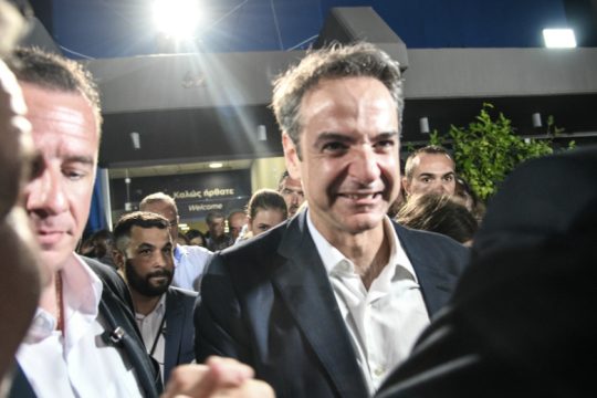 Στιγμές από τις εκλογές