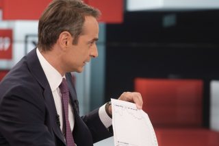 Μισό debate μόνος του έκανε ο Μητσοτάκης