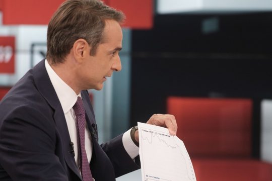 Μισό debate μόνος του έκανε ο Μητσοτάκης