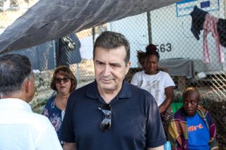 Ο Μιχ. Χρυσοχοΐδης επαίνεσε όσους διαχειρίζονται Μόρια και Καρά Τεπέ στη Λέσβο