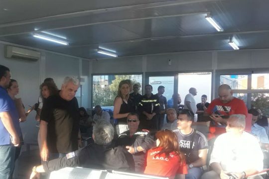 Αποτύπωση της κατάστασης στον Πειραιά μετά το σεισμό
