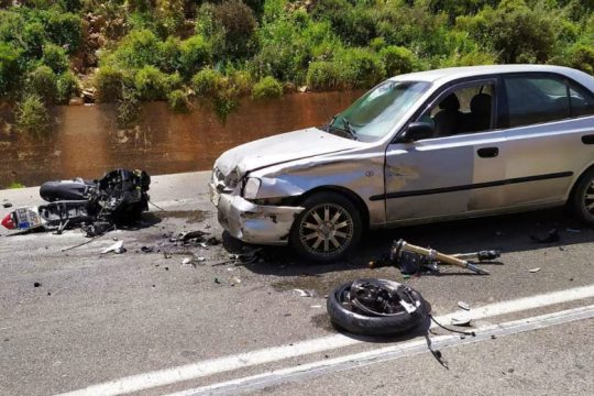 Μπαράζ τροχαίων στην Κρήτη με δύο νεκρούς και δύο σοβαρά τραυματίες