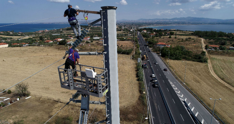 Διορθώθηκε η βλάβη στο δίκτυο υψηλής τάσης στη Χαλκιδική