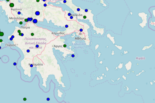Σεισμός 4,1 Ρίχτερ ανοιχτά της Καρπάθου