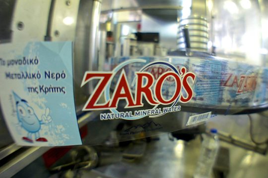 Κορυφαίο στην Κίνα το νερό ZARO’S