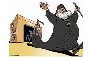 Σκίτσο της Εφ.Συν. (Π. Ζερβός 26.07.2019)
