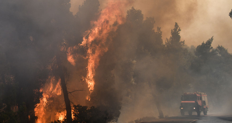 Ενα αισθητικό δάσος του Δικτύου Natura 2000 στο έλεος της φωτιάς