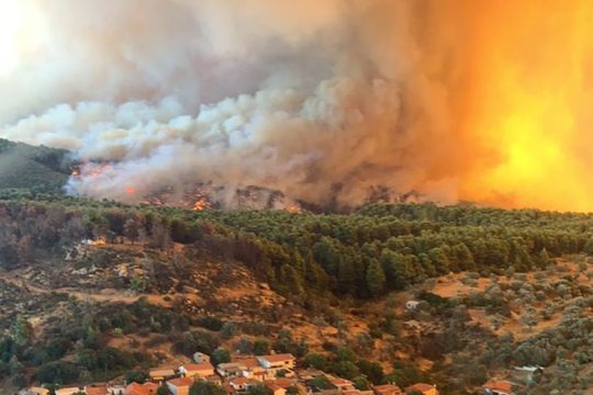 Βλέπουν εμπρησμό πίσω από την πύρινη κόλαση στην Εύβοια