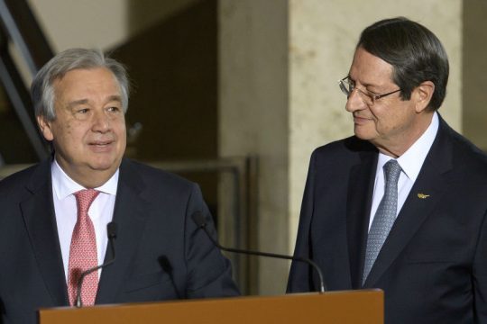 Απάντηση Γκουτέρες στις επιστολές Αναστασιάδη