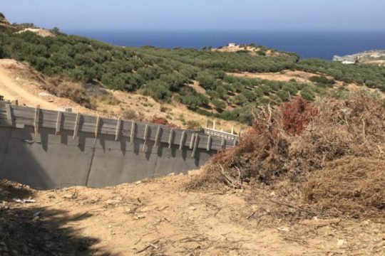 Προχωρούν οι εργασίες κατασκευής των κόμβων της Αγίας Πελαγίας