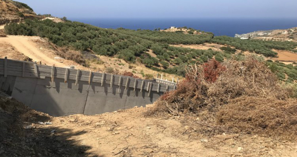 Προχωρούν οι εργασίες κατασκευής των κόμβων της Αγίας Πελαγίας