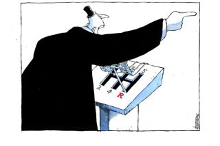 Σκίτσο της Εφ.Συν. (Μ. Κουντούρης 21.08.2019)