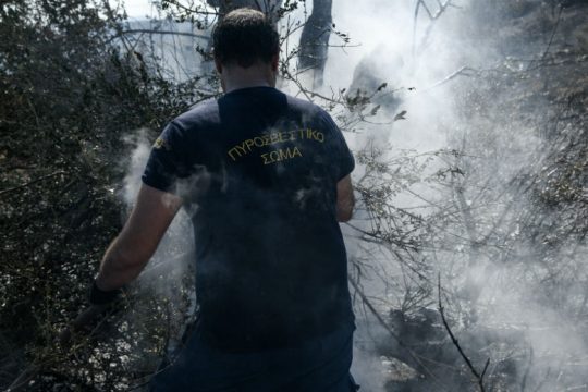 Μάχη με τις φλόγες