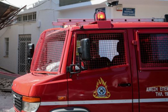 Διάρρηξη και εμπρησμός περιπτέρου στα Χανιά