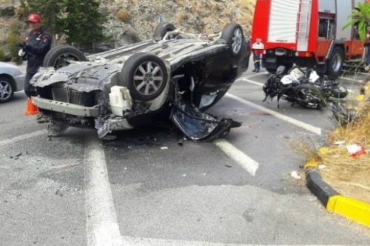 Θανατηφόρο τροχαίο τον Δεκαπενταύγουστο στο Ηράκλειο