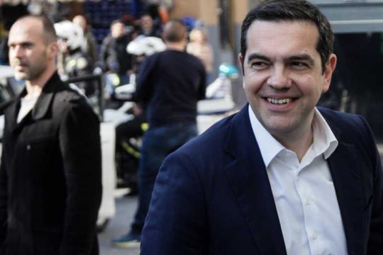 Στην Κουμουνδούρου ο Αλέξης Τσίπρας