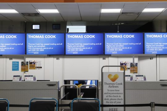 Σε άμεση εκκαθάριση οδηγείται η Thomas Cook