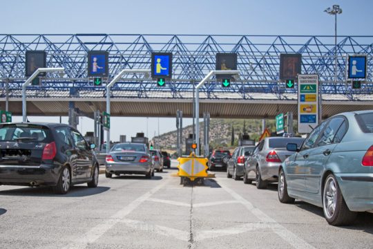 Πρόταση για αναλογικά διόδια μόνο με e-pass