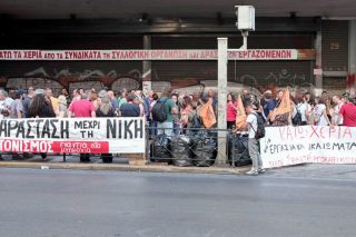 Στους δρόμους βγήκαν οι «εργολαβικοί»