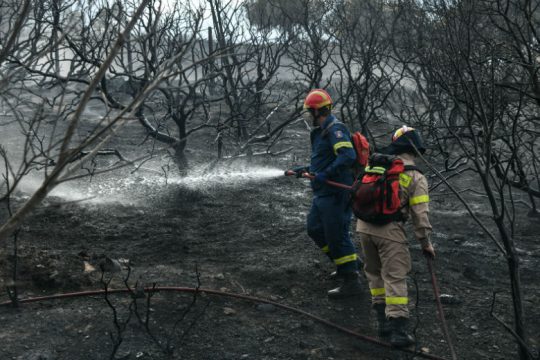 Υπό έλεγχο η πυρκαγιά στο Λαγονήσι